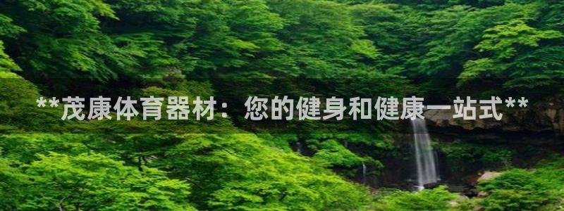 耀世官网注册：**茂康体育器材：您的健身和健康一站式
