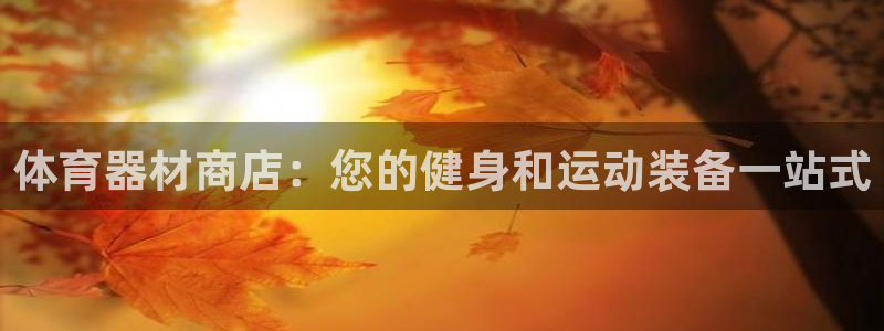 耀世娱乐网址是什么啊：体育器材商店：您的健身和运动装