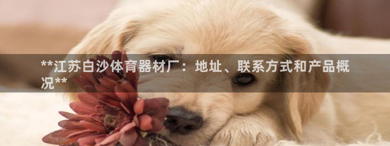 耀世娱乐平台官网登录：**江苏白沙体育器材厂：地址、
