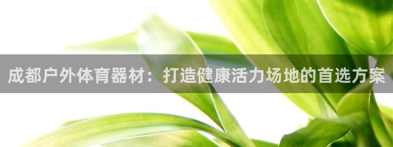 耀世平台必7O777：成都户外体育器材：打造健康活力