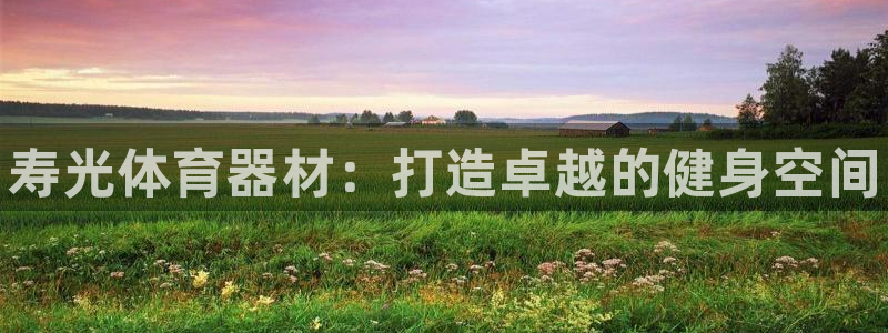 耀世平台注册网址是什么意思：寿光体育器材：打造卓越的健身空间