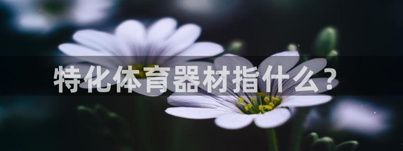 耀世平台关7O777：特化体育器材指什么？